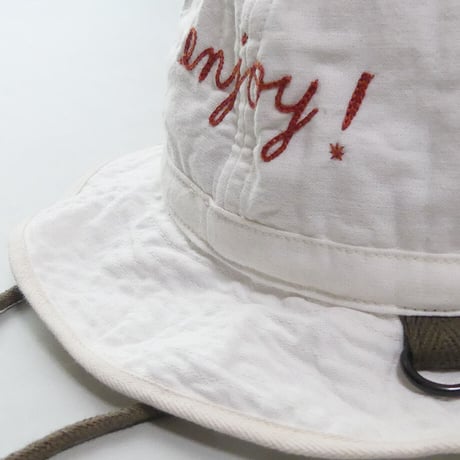 WHITE HAT / ホワイトハット <enjoy刺繍>