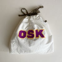 きんちゃく 中　"OSK" 大阪 刺繍