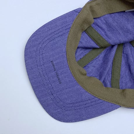 HBT CAP / ヘリンボーンキャップ <ブルー>