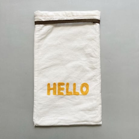 Paperback Bag  <HELLO 刺繍>