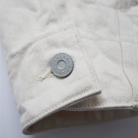 Lot.7110W / 2 Pockets Solid White Denim Jacket