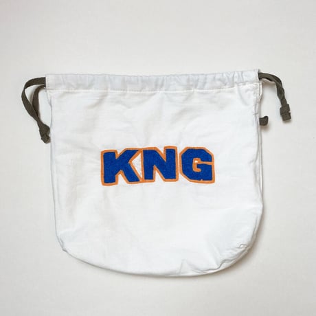 きんちゃく 中　"KNG" 神奈川 刺繍