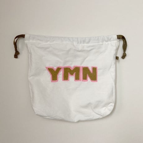 きんちゃく 中　"YMN" 山梨 刺繍