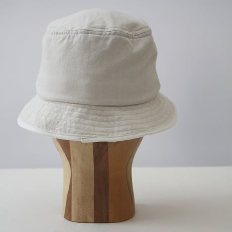 HBT BUCKET HAT / ヘリンボーン バケットハット <アイボリー>