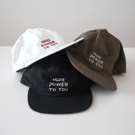 "MPTY" CAP  / <MORE POWER TO YOU刺繍>