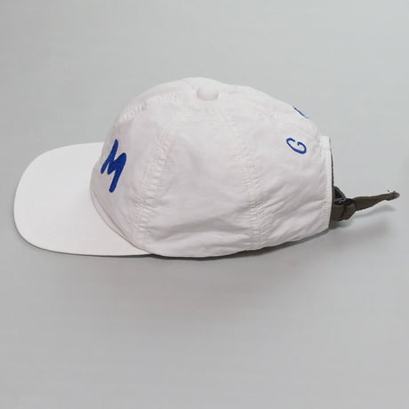 WHITE CAP "GM" / ホワイトキャップ<GM刺繍>