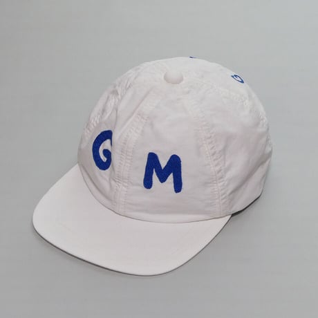 WHITE CAP "GM" / ホワイトキャップ<GM刺繍>