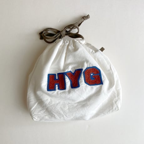 きんちゃく 中　"HYG" 兵庫 刺繍