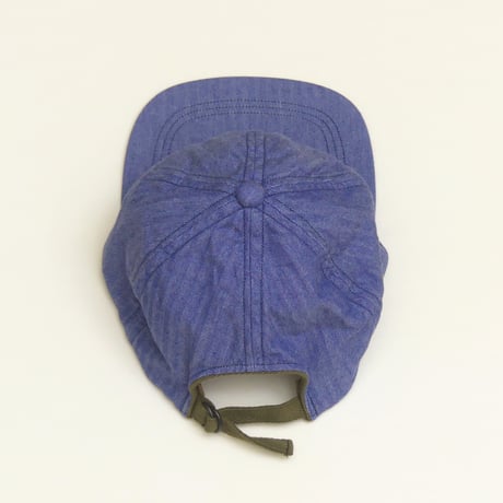HBT CAP / ヘリンボーンキャップ <ブルー>