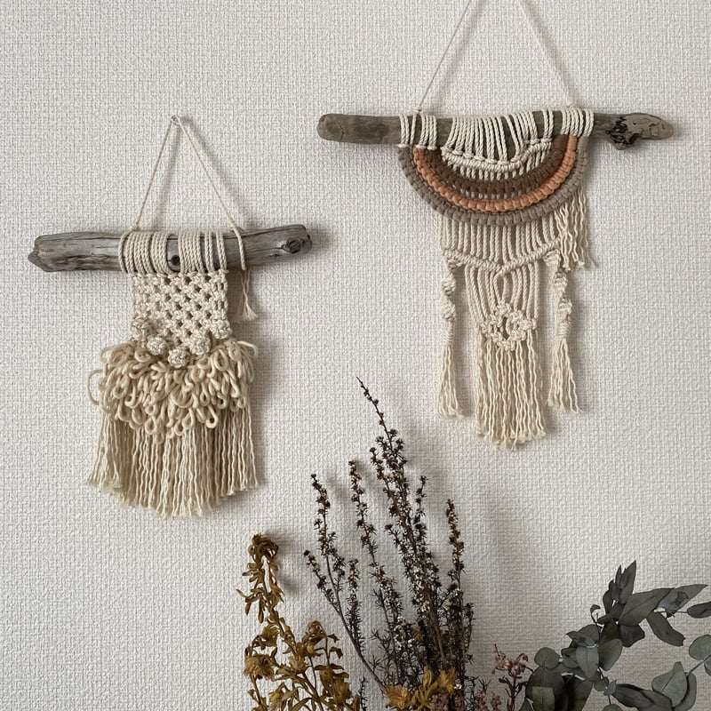 ★マクラメタペストリー★大きめ マクラメタペストリー 大きいsize その他インテリア雑貨 purin