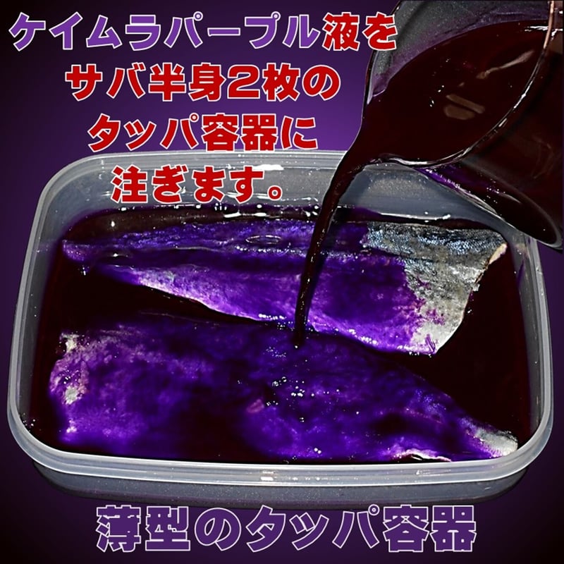 集魚剤 紫外線加工液 釣り餌 用 ケイムラパープル 190ml 2本組 冷凍