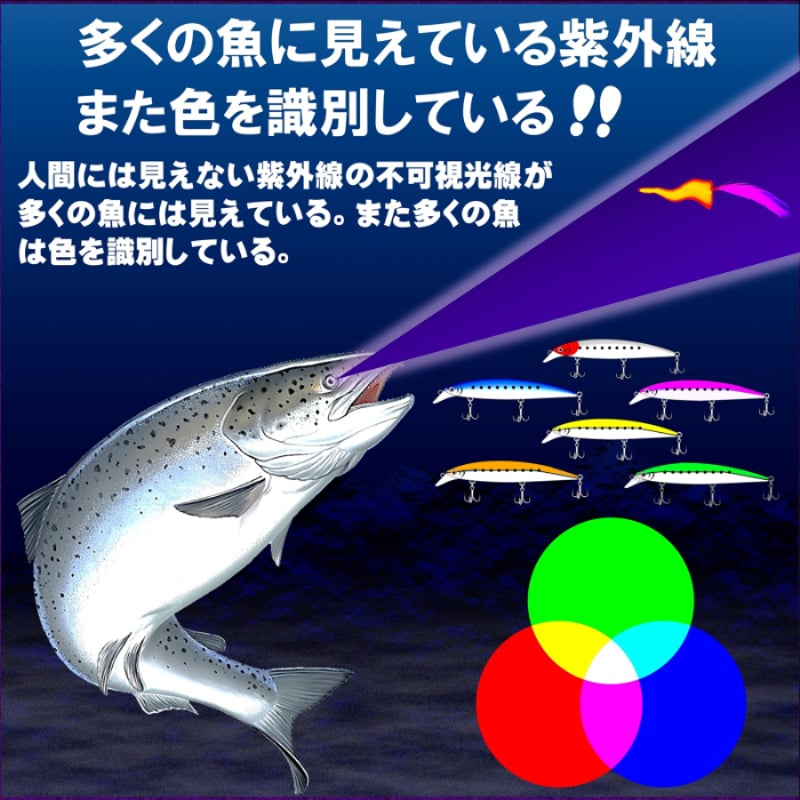 アキアジ 仕掛け アキアジ フカセ仕掛け 特大蛍光発光目玉付きフカセ