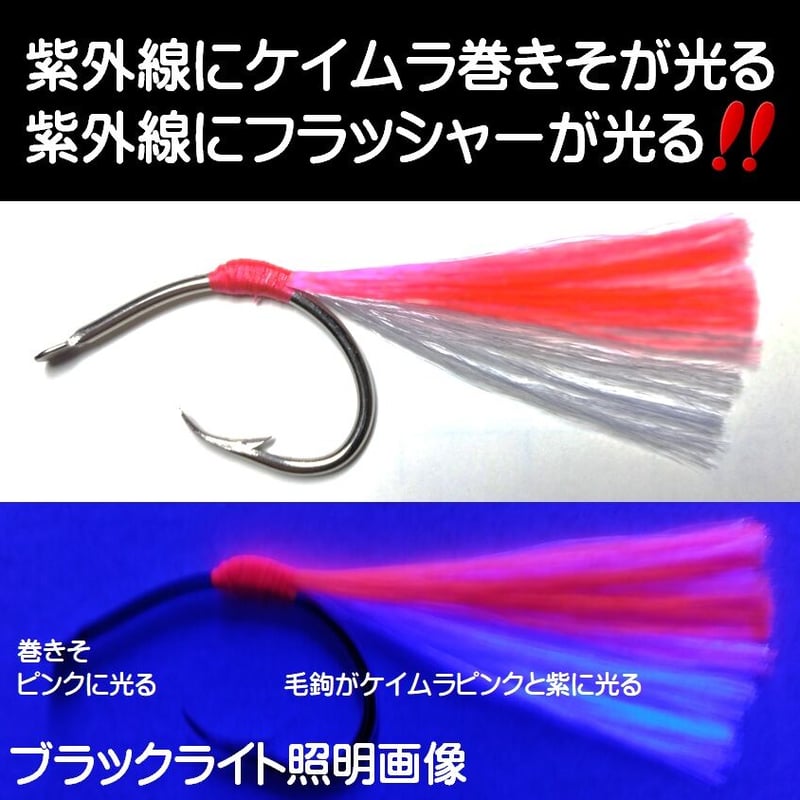 ベニアコウ オオサガ アコウ 仕掛け 用 ケイムラ 紫外線 蛍光 発光