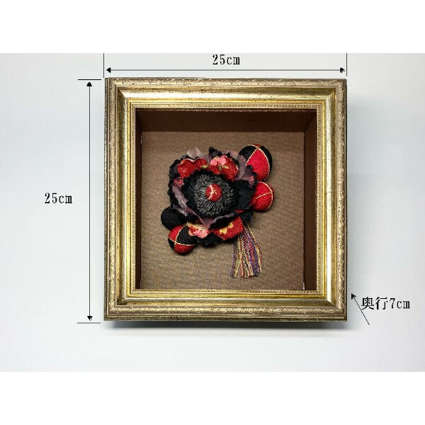 牡丹と手鞠 Flower Art Frame 髪飾り【No.021001】 | タナヲ屋呉服店