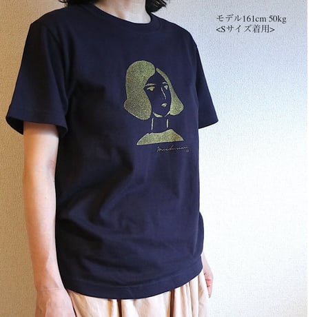 MichinariTシャツ   ネイビー /  男女兼用