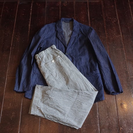 *A VONTADE  Mil. Easy Pants  INDIGO HICKORY