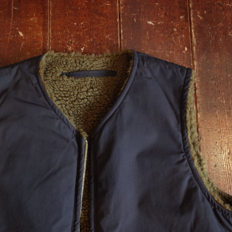 Nigel Cabourn REVERSIBLE DECK VEST | MAPS E-Shop