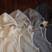 KEPANI  "BROOKLYN" PARKA VEST  (RAFFY FLEECE BACK RAIZED)