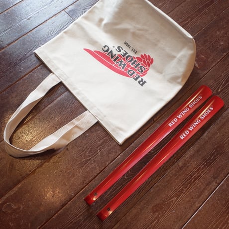 RED WING  CANVAS TOTE BAG  &  23-INCH SHOE HORN
