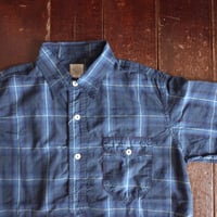 Post O' Alls  #3219S  New Basic Pullover Shirt SS  blue plaid