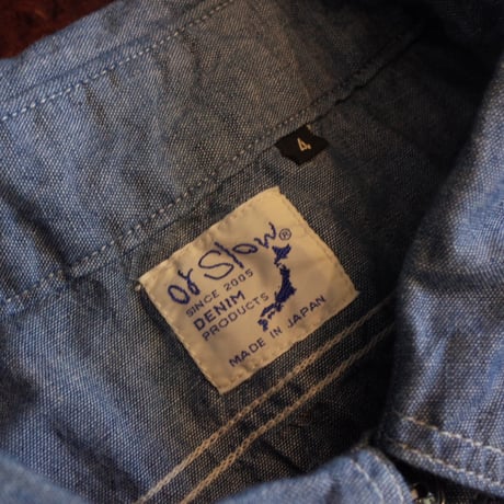 orSlow  #8070  CHAMBRAY WORK SHIRT