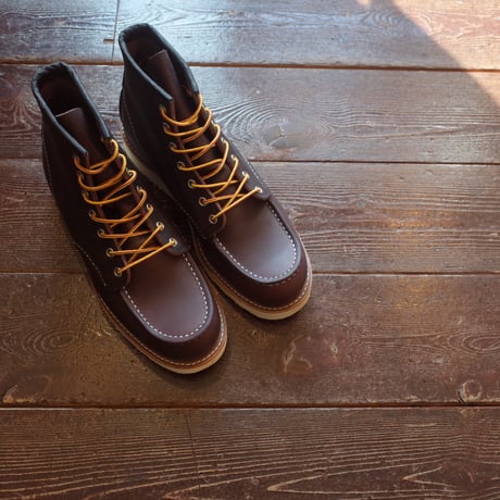 RED WING  #8847  6" CLASSIC MOC  "EXCALIBUR"  BLACK CHERRY