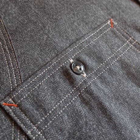 Nigel Cabourn  NEW MEDICAL SHIRT "SALT&PEPPER"