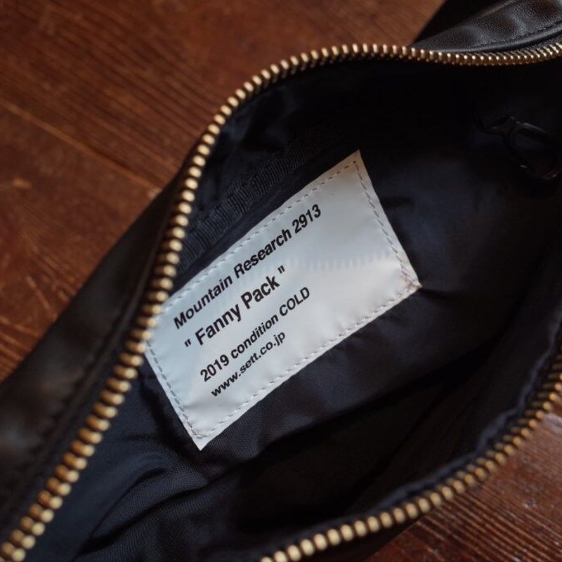 バッグ mountain research / fanny pack MOUNTAIN RESEARCH (マウンテンリサーチ) ウエストバッグ ブラック
