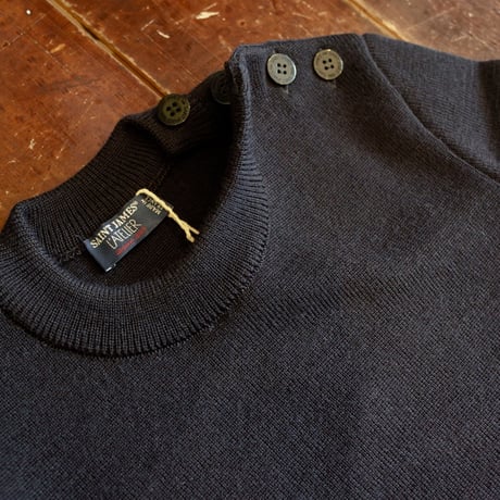 SAINT JAMES   CANCALE / PLAIN BUTTON SWEATER