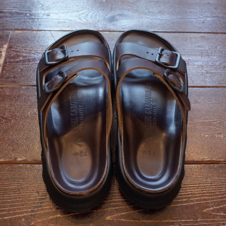 NIGEL CABOURN  LEATHER SANDAL - PEAT LEBEL