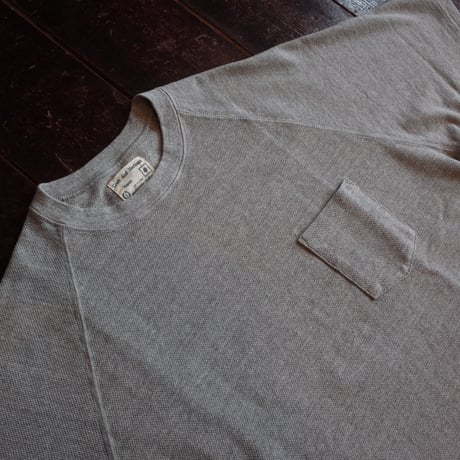 Kepani  ”RAFFY HEAVY WEIGHT PIQUE”  RAGLAN POCKET T