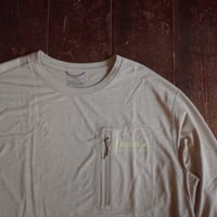 PATAGONIA  MEN'S L/S CAP COOL SUN SHIRT - WATER PEOPLE BANNER