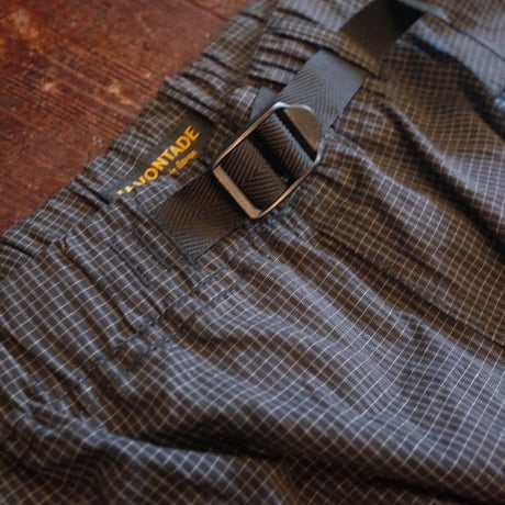 *A VONTADE  Fatigue Shorts / BLACK PLAID