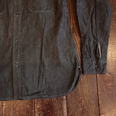 Nigel Cabourn  NEW MEDICAL SHIRT - BLACK