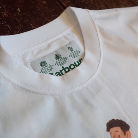 Barbour "WHITE LABEL"× Mr.SLOW BOY  SHOPPER TEE