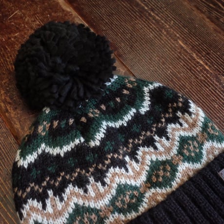 BARBOUR  Case Fairisle Beanie Hat