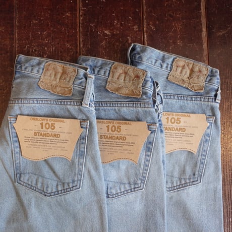 OrSlow  SHORT LENGTH 105 90'S DENIM / SKY BLUE