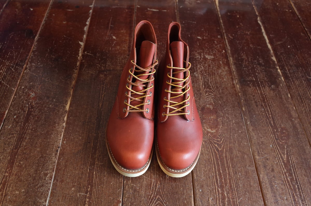 靴 Red Wing 6 Classic Round 8166 Redwing roundtoe brown leather boots style 8166 UK 8 US 9 | eBay