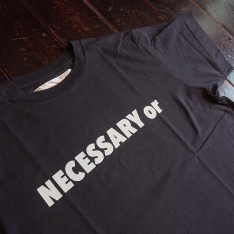 NECESSARY or UNNECESSARY  NOUN T