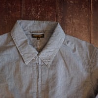 *A VONTADE  Zip Work Jacket  Hickory Hardtwist Chambray