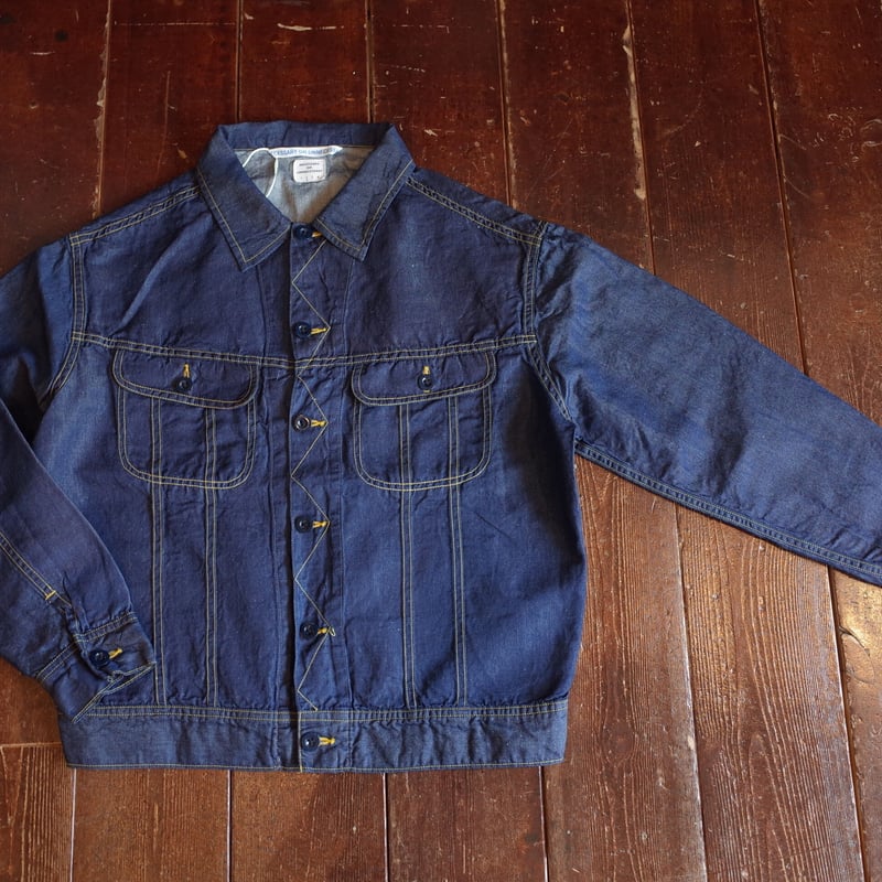 NECESSARY OR UNNECESSARY リネン混　デニムジャケット MEN NECESSARY or UNNECESSARY / ネセサリーオアアンネセサリー