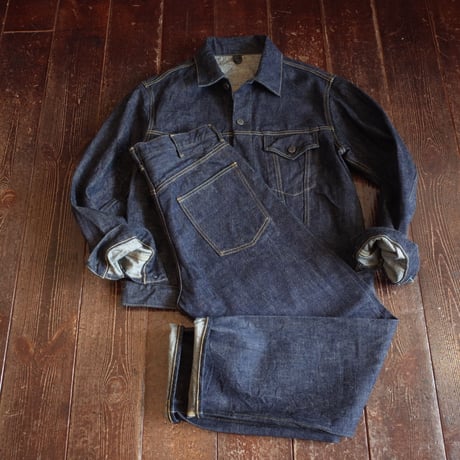 *A VONTADE  5Pocket Jeans -Slim Fit-  13.5OZ BROWN ORGANIC COTTON SELVEDGE DENIM