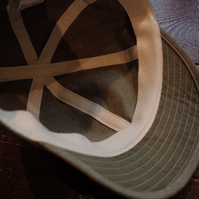 NIGEL CABOURN DECK CAP COTTON LINEN DENIM | MA