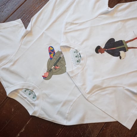 Barbour "WHITE LABEL" × Mr.SLOW BOY  HELMET TEE  &  SKATER TEE