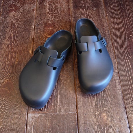 BIRKENSTOCK  BOSTON EXQUISITE  BLACK NATURAL LEATHER