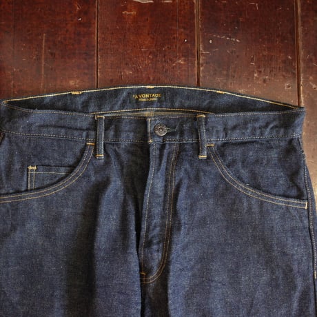 *A VONTADE  5Pocket Jeans -Slim Fit-  13.5OZ BROWN ORGANIC COTTON SELVEDGE DENIM