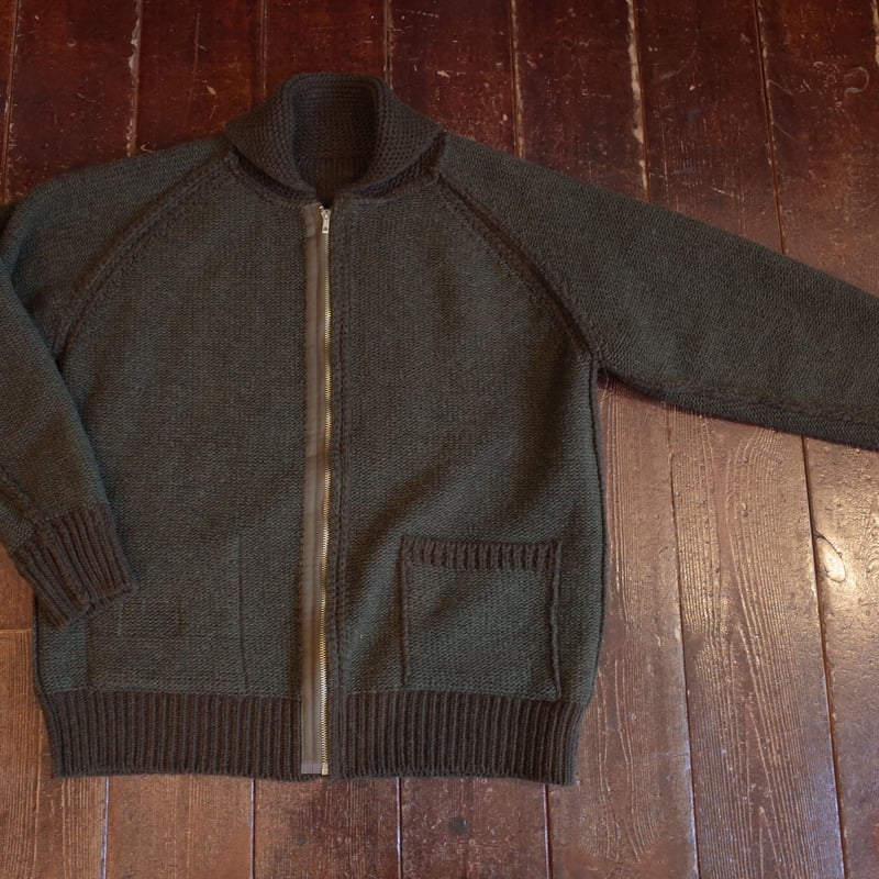 Nigel Cabourn カーディガン 46 オリーブグリーン