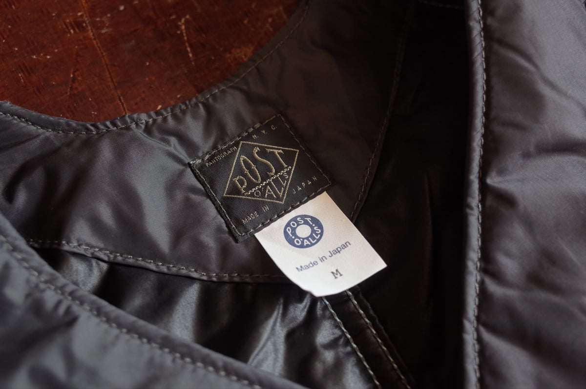 Post O' Alls POST 42 DV N/P TAFFETA WITH THINS