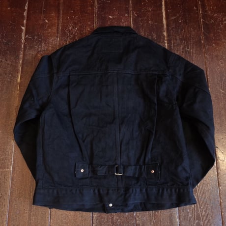 *A VONTADE  WW2 DENIM JACKET  13.5OZ SELVEDGE DENIM / BLACK
