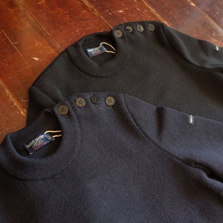 SAINT JAMES   CANCALE / PLAIN BUTTON SWEATER